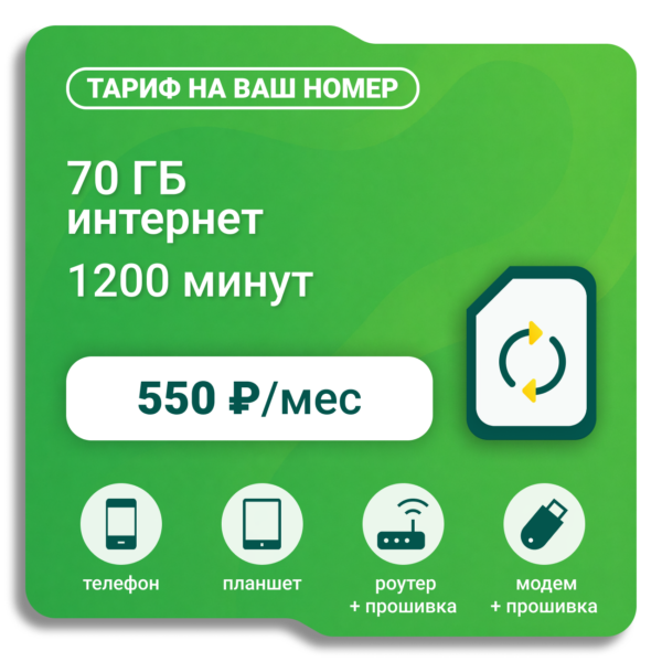 Переходи в Мегафон 550 (саморегистрация)