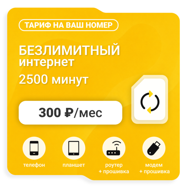 Тариф Би Супер 300 (саморегистрация)